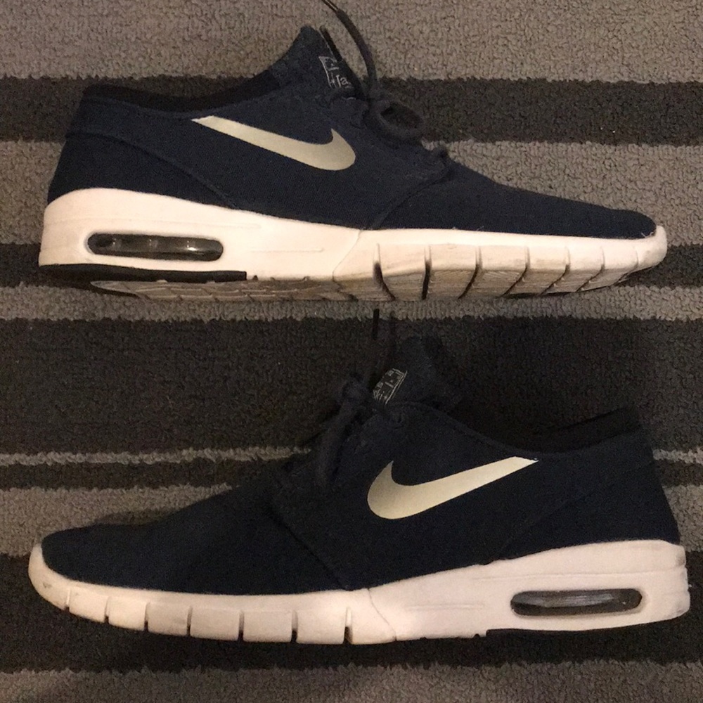 Nike Janoski Max Navy Metallic Silver
